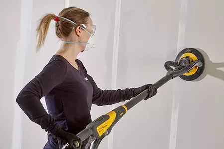 Slipning - efterbehandling av spackelarbetet