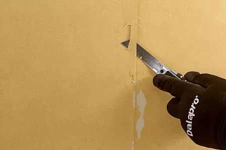 Förbehandling innan spackling