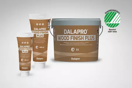 Svanenmärkt snickerispackel - Dalapro Wood Finish Plus