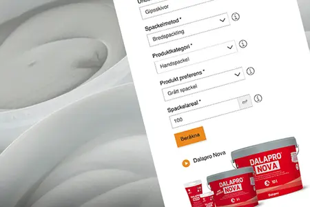 Dalapro Spackelberäknare