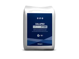 Dalapro Airless Hydro - färdigblandat, blått sprutspackel speciellt för våtrum