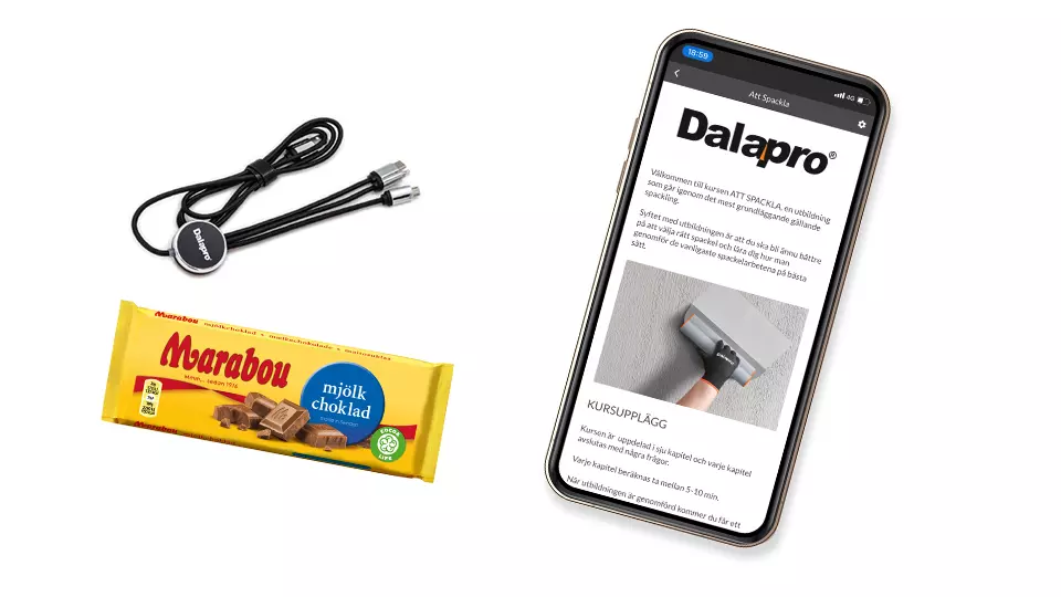 Digital spackelkurs från Dalapro