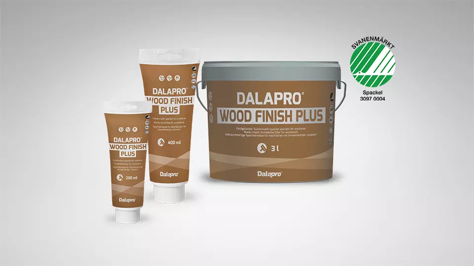 Dalapro Wood Finish Plus - Svanenmärkt snickerispackel
