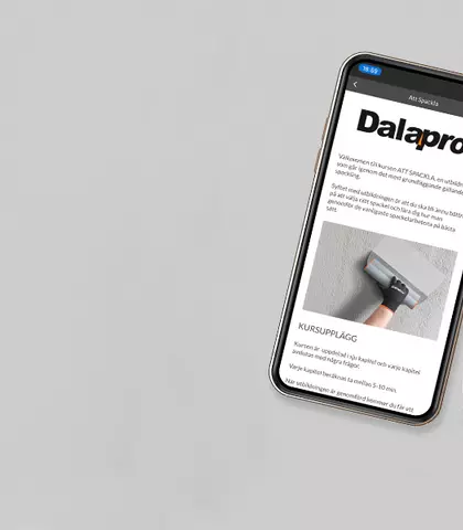 Dalapro spackelkurs