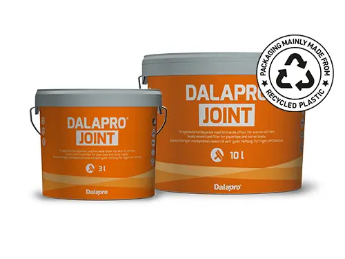 Dalapro Joint - ljusgrått, färdigblandat handspackel med limmande effekt
