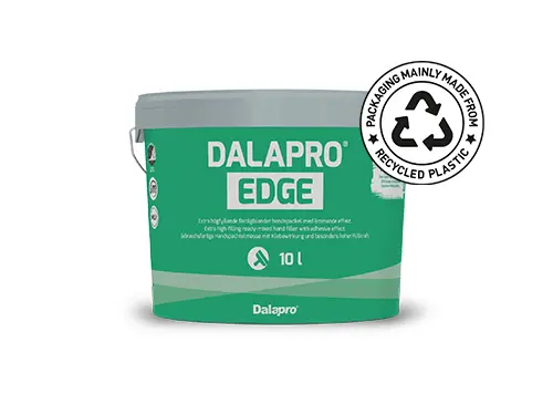 Dalapro Edge - Extra högfyllande färdigblandat handspackel med limmande effekt.
