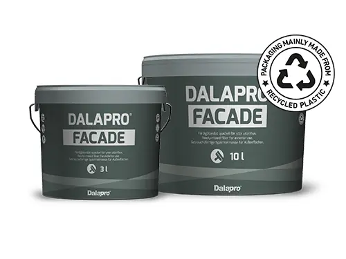 Dalapro Facade - grått handspackel för mindre lagningar