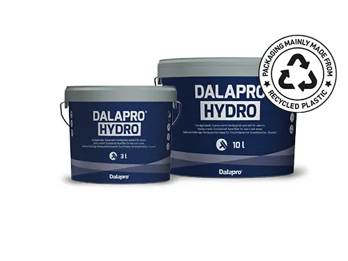 Dalapro Hydro - Färdigblandat, blått handspackel speciellt utvecklad för våtrum
