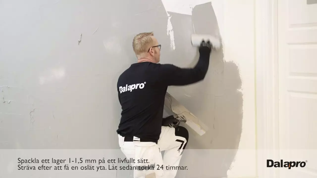 Dalapro Design - Designspackel som ger en betongliknande yta (SE) thumbnail